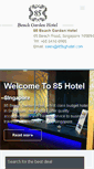 Mobile Screenshot of 85bghotel.com